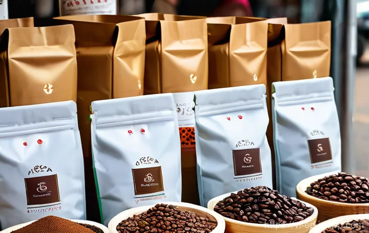 커피 로스팅으로 수익형 취미 시작하기 - **Prompt:** "A young Vietnamese woman in her cozy, rustic kitchen, passionately stirring green coffe...