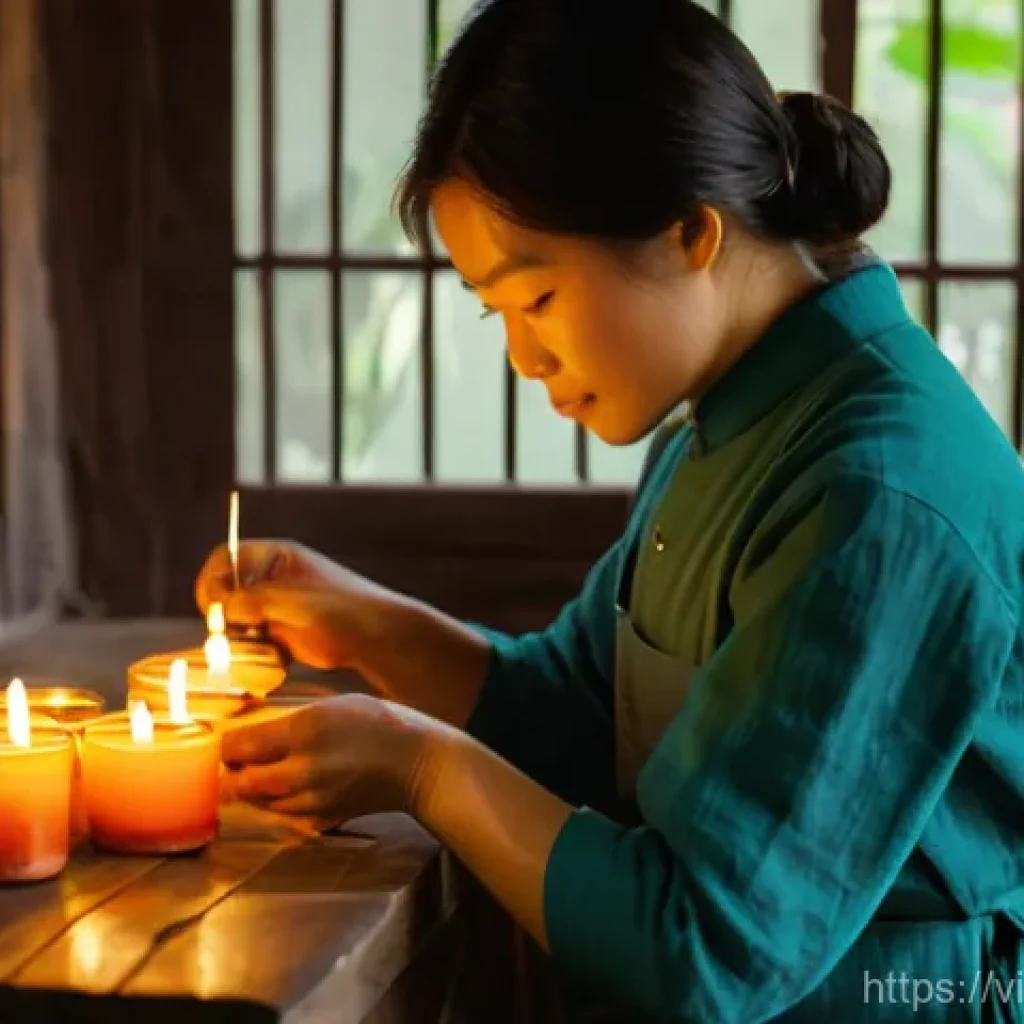 협업을 통한 수익형 취미 발전 - **Prompt: "A young Vietnamese woman in her mid-20s, with a warm and focused expression, meticulously...